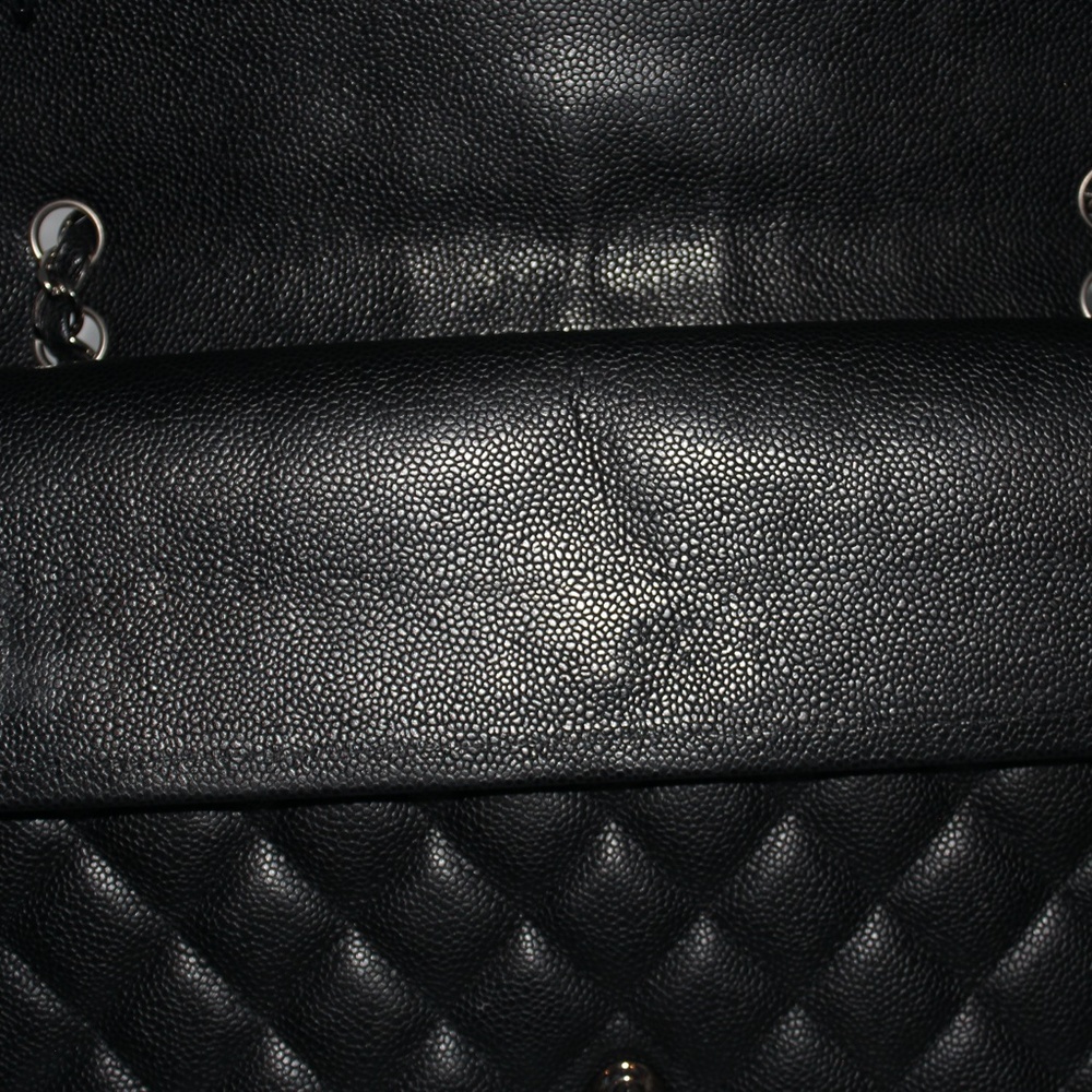 Chanel Caviar Quilted Maxi Double Flap Black - Picture 11 of 16